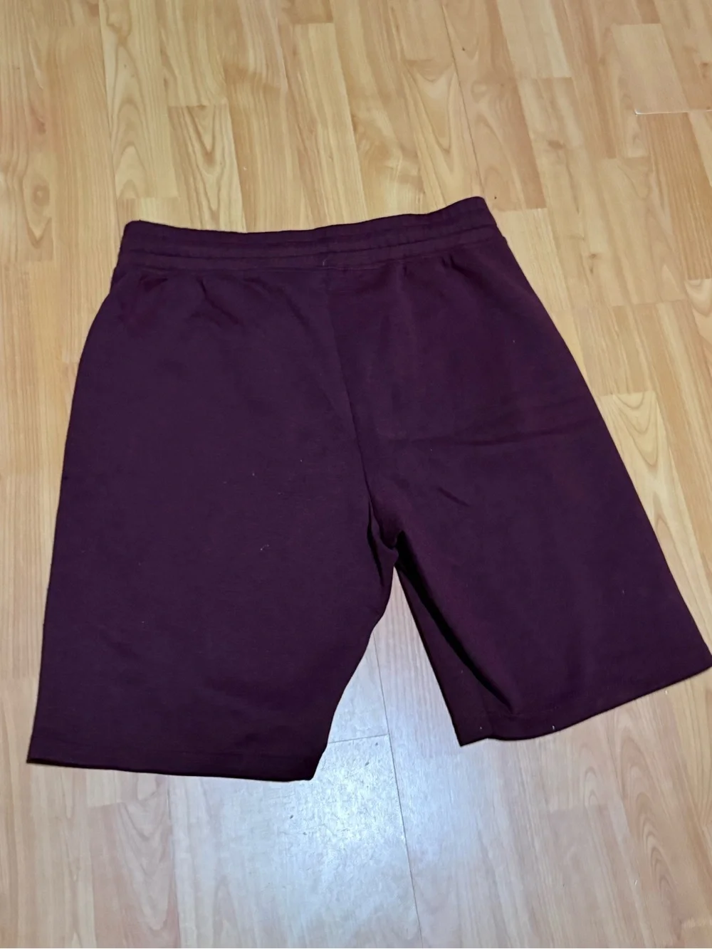 Men's Athletic Drawstring Shorts in Burgundy